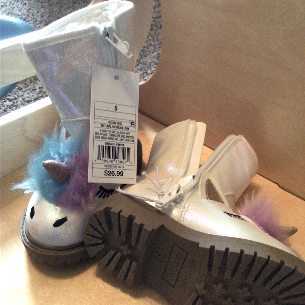 Unicorn boots size 5